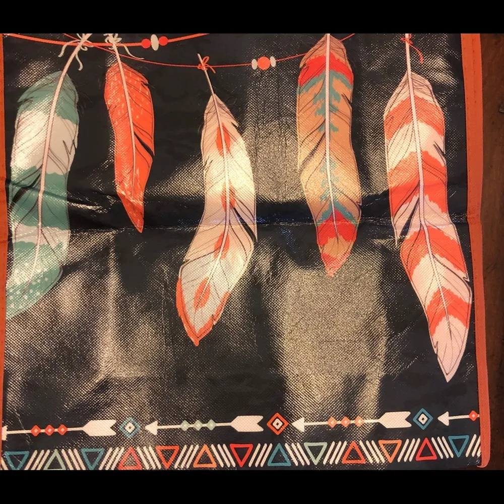 Decorative Lakota Bag Orange - Image 2