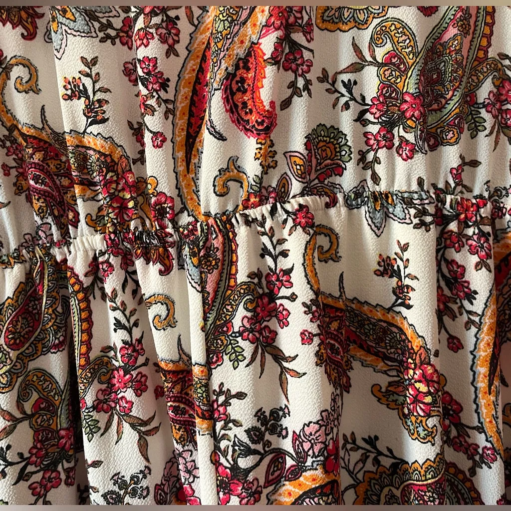 NWT! Bailey Blue Paisley Print Maxi Dress - Image 8