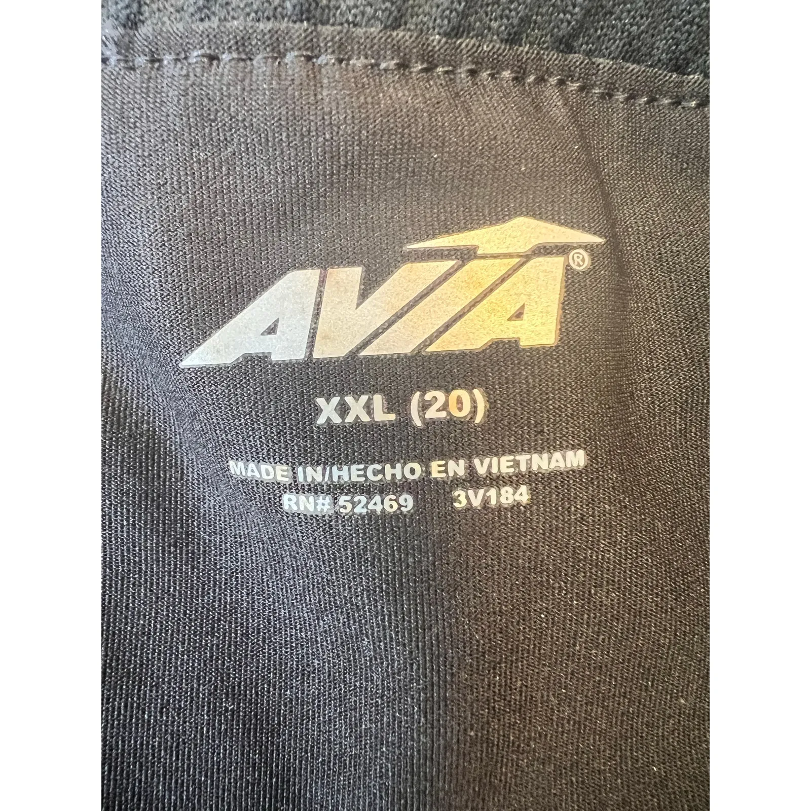 Avia Women's Plus Size Running Shorts with Bike Liner Solid Black Size XXL (20) - Image 5