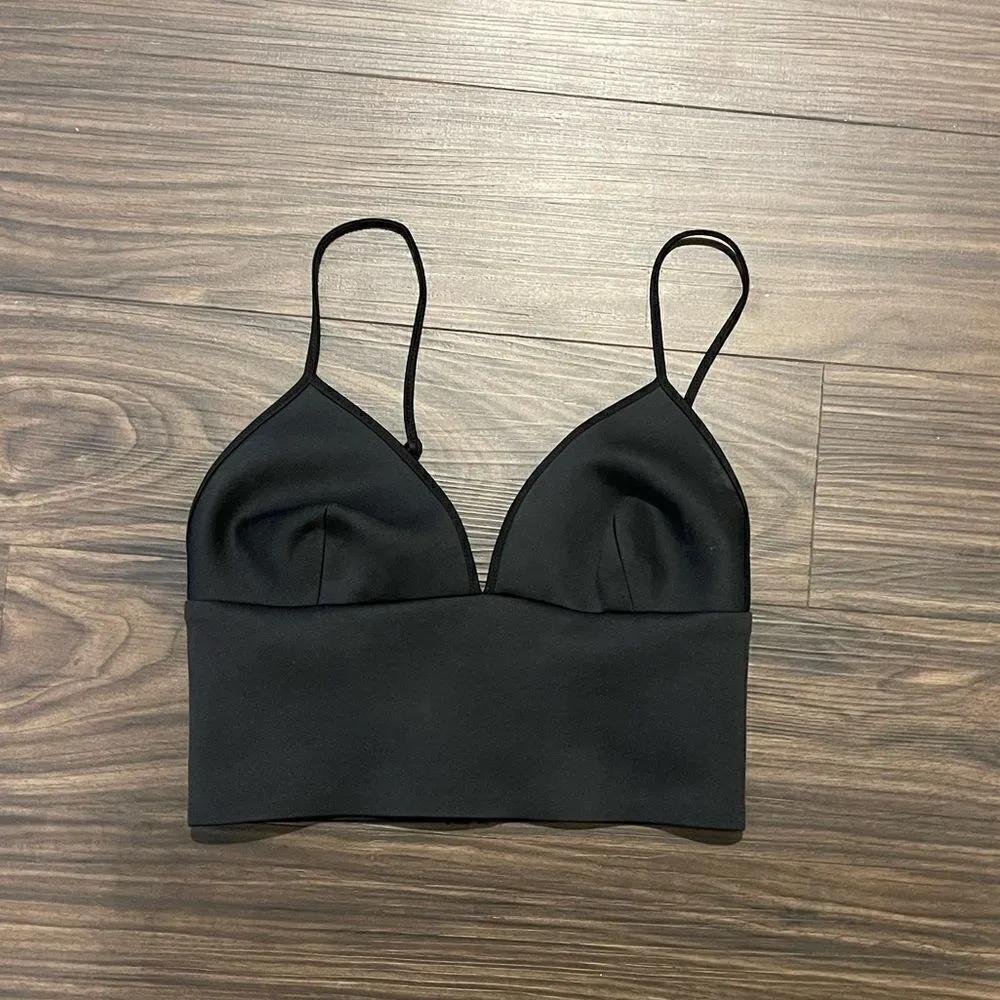 Clover Canyon Black Scuba Bra/Crop Top Size XS! - Image 2