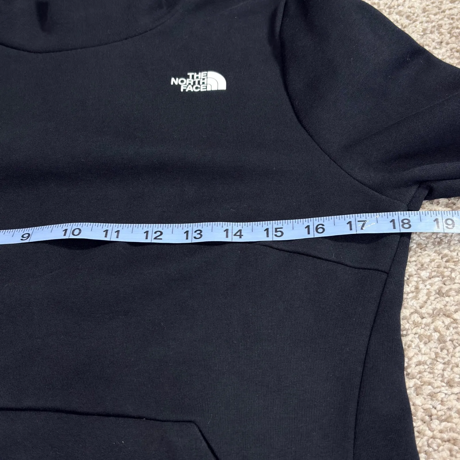 The North Face Mock Neck Long Sleeve Pullover Sweatshirt Black Women's Med - Image 6