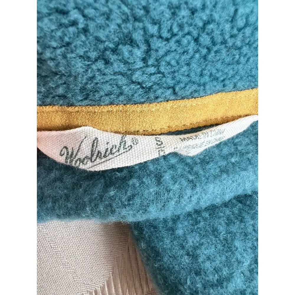 Woolrich Fleece Full Zip Mock Neck Vest Small - Image 6