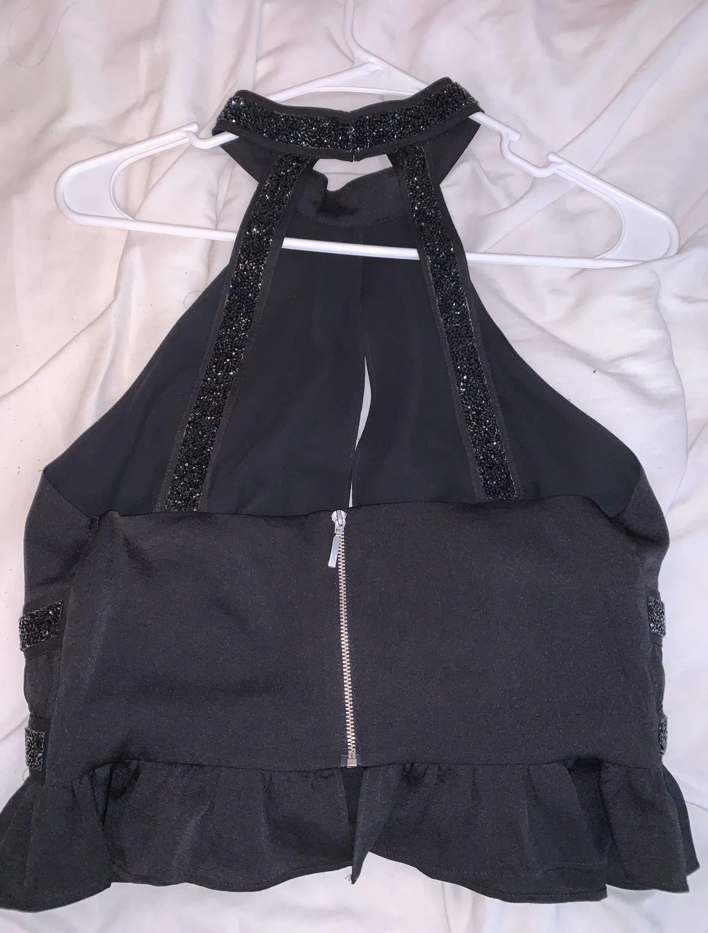 EXPRESS Black Halter Top - Image 3