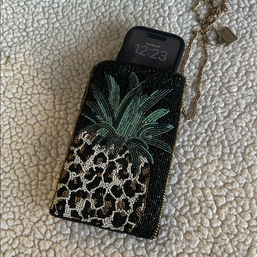 Mary Frances Turquoise Interior Bag Black - Image 8