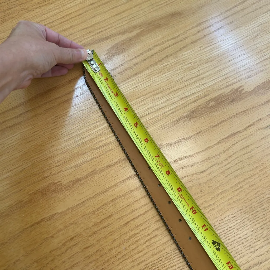 Printed Rhinestones Big Skull And Bones Buckle Red Belt Punk Goth 49” - Image 8