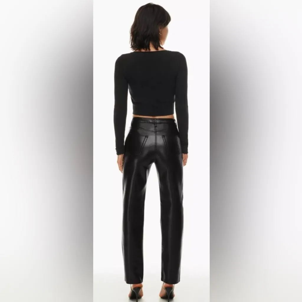 NWOT Wilfred Black Straight Leg Pants - Image 2