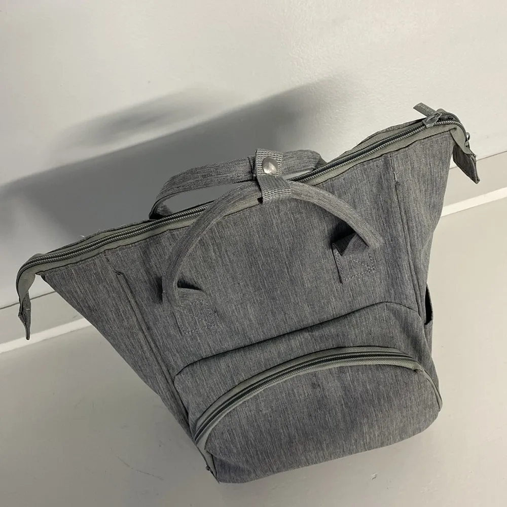 Enfamil waterproof Backpack with Insulated Pockets and Stroller Straps Gray - Image 10