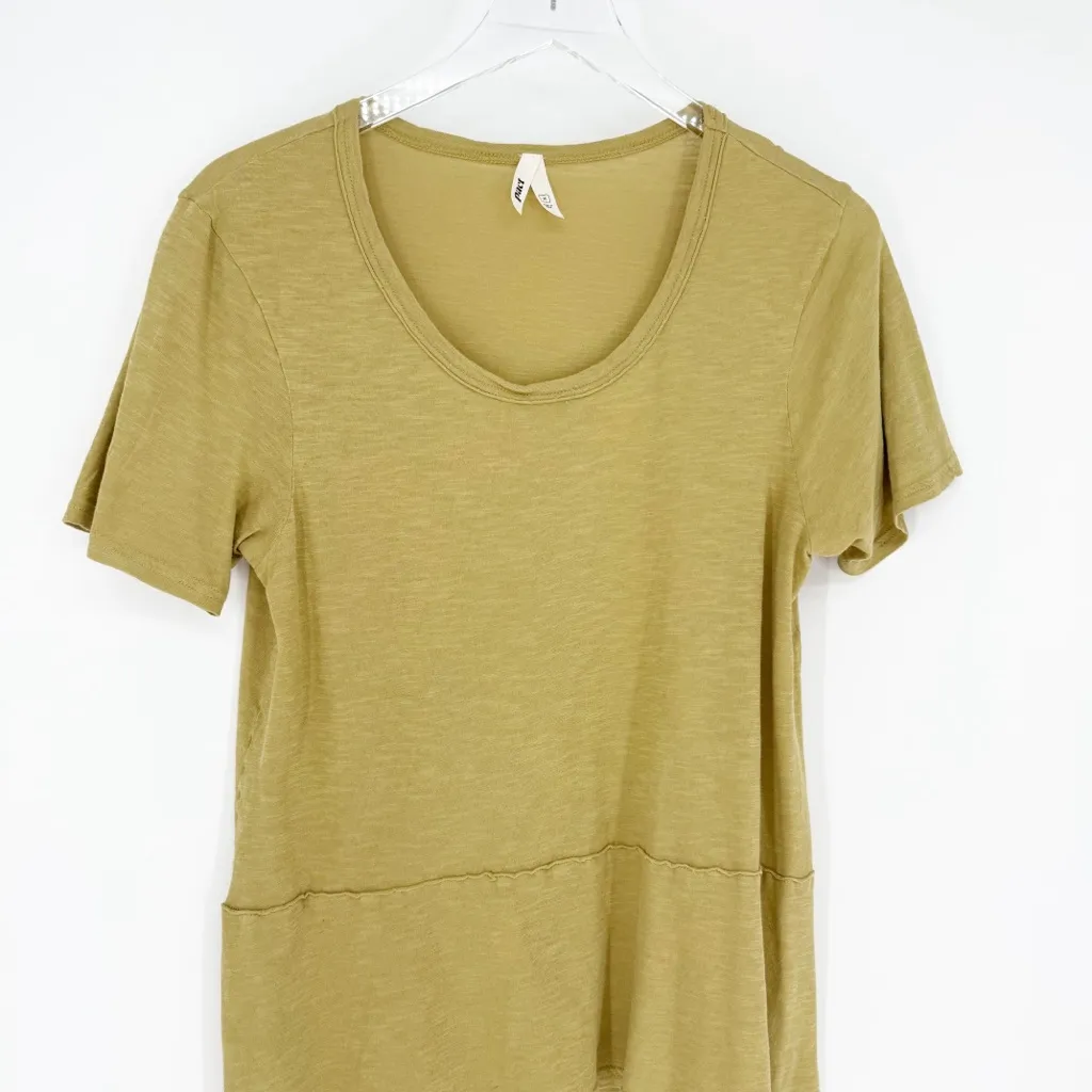 PACT Scoopneck Short Sleeve T-Shirt M Green - Image 3