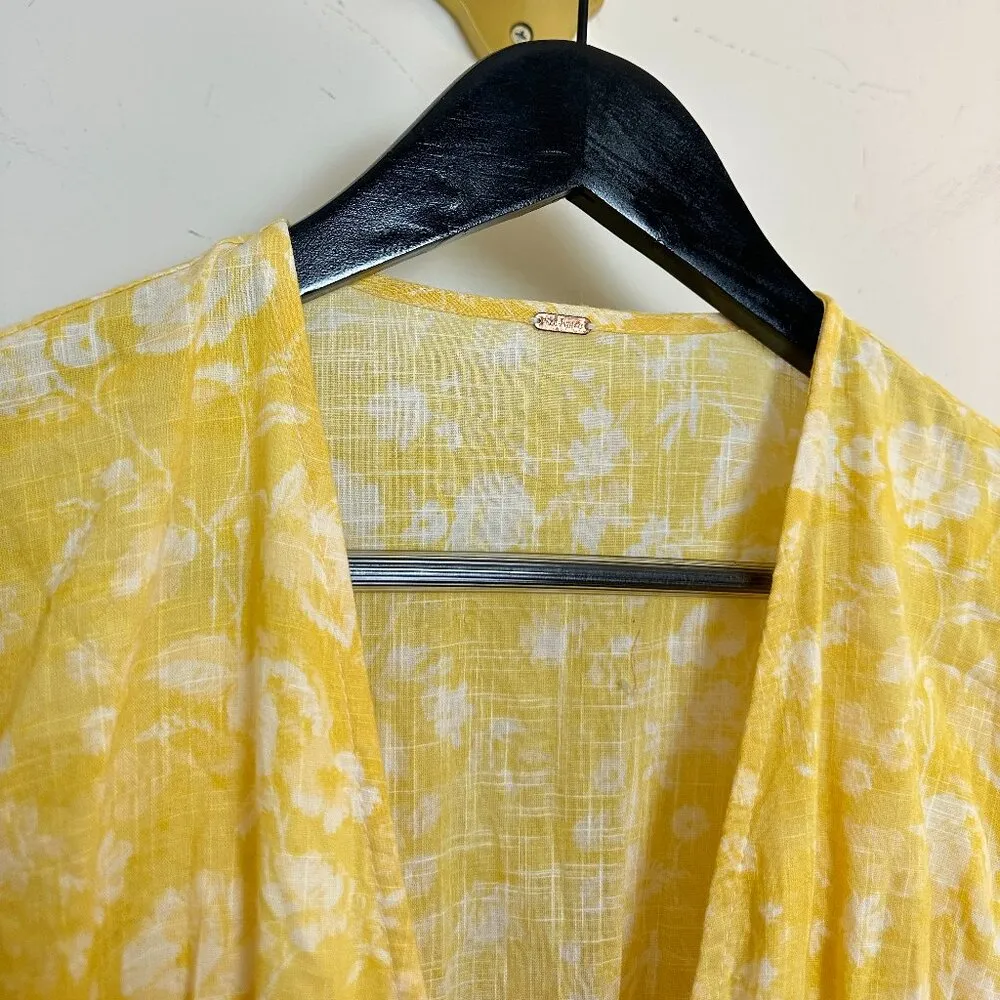 FREE PEOPLE Pappiet Midi Dress in Sunshine Combo Size X-Small - Image 7