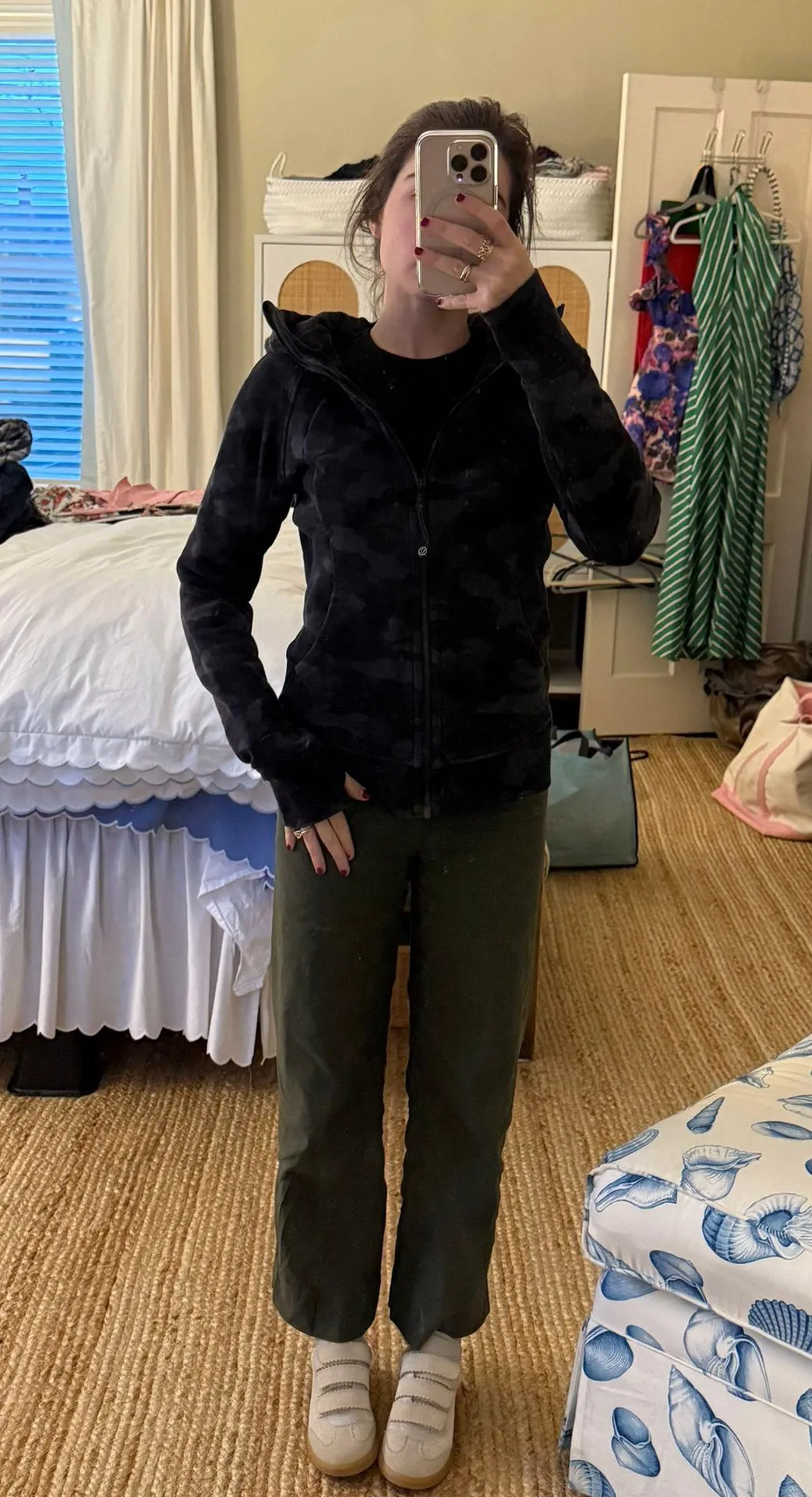 Black Camo Scuba Hoodie - Image 2