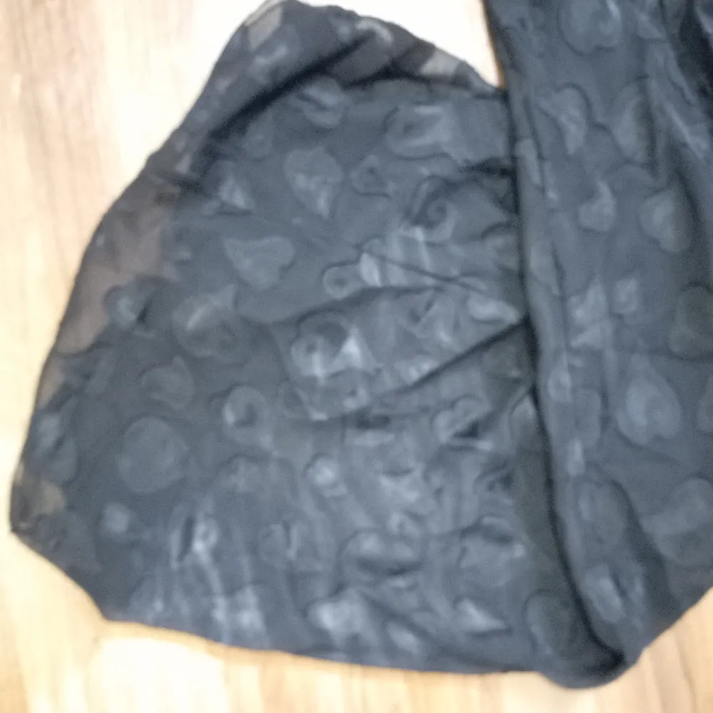 Victorias Secret S Underwire Bra Maxi Gown with Hearts in Black - Image 8