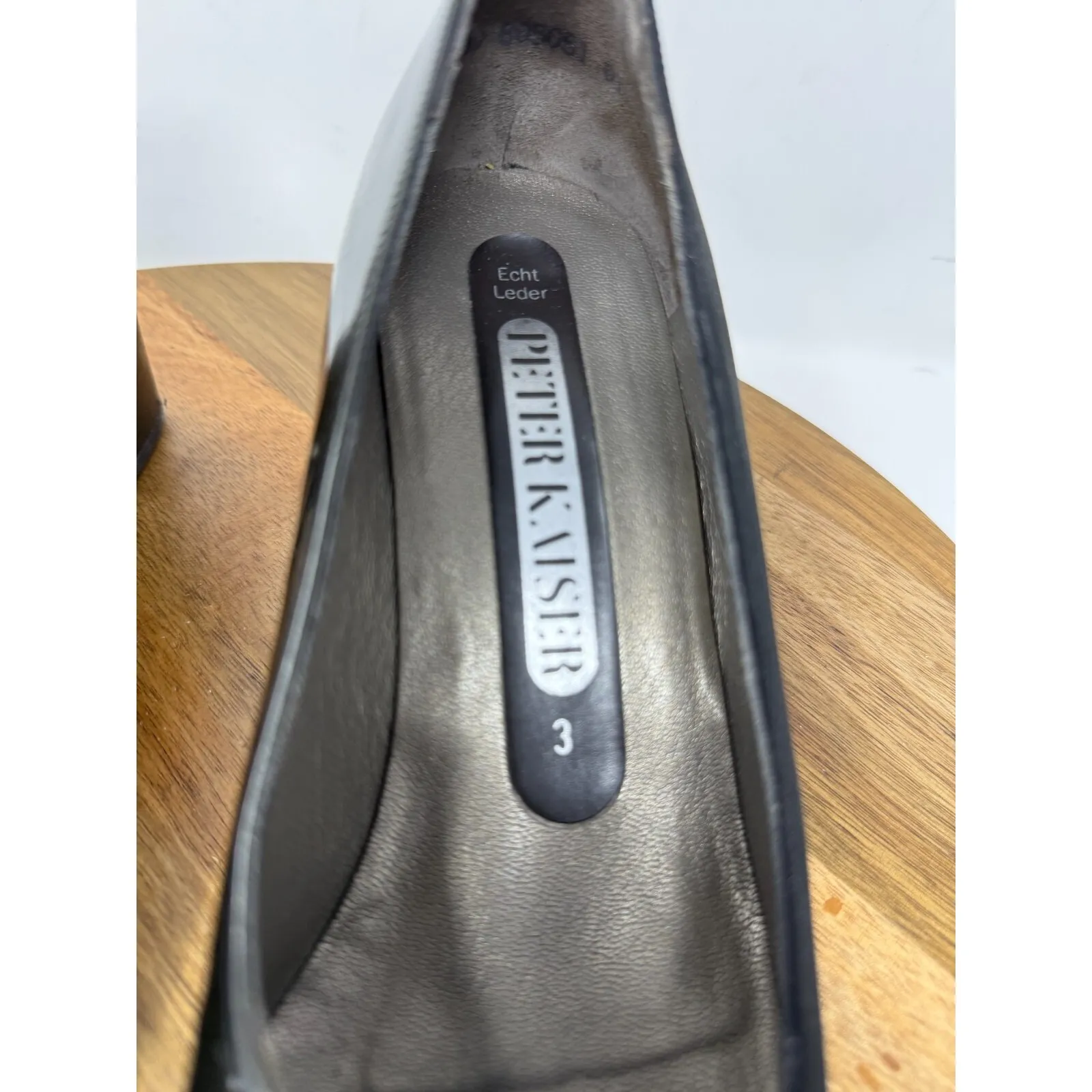 Peter Kaiser Pumps Womens‎ Colorblock Black Patent Leather Block Heel Size 5.5 3 - Image 6