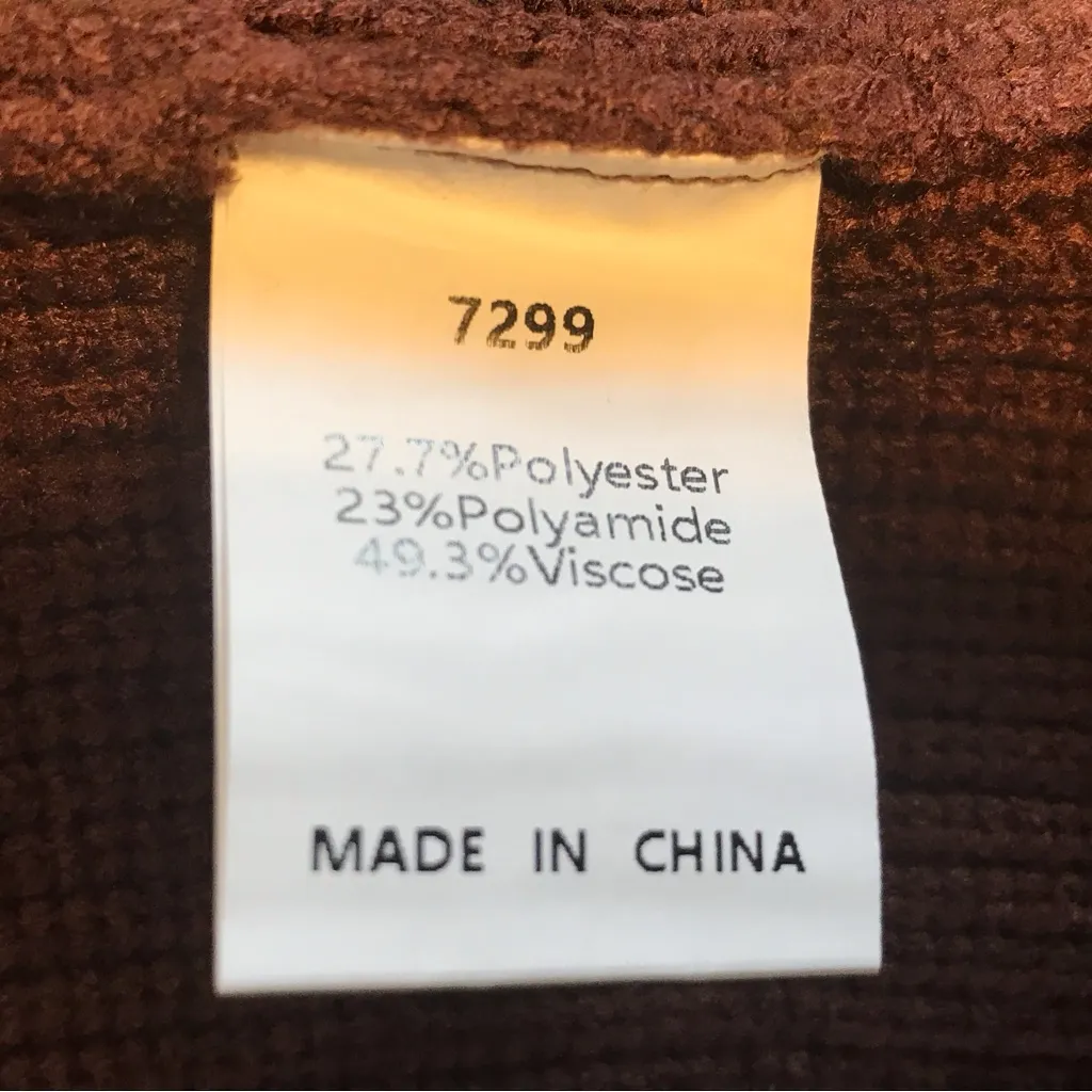 🩵NWT🩵 CHOCOLATE OVERSIZED 1/4 ZIP LONG SLEEVE SWEATER SIZE SMALL Brown - Image 6