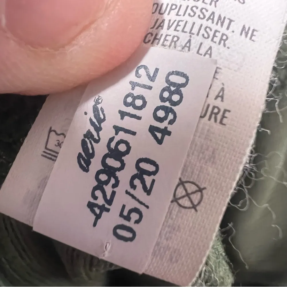 OFFLINE Lace-Up High Waisted Ribbed Leggings - Olive daze size Large - Image 12