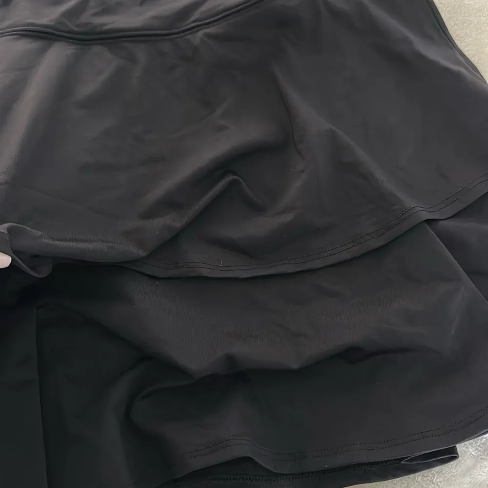 Lands' End Black Swim Skirt Tiered - Image 3