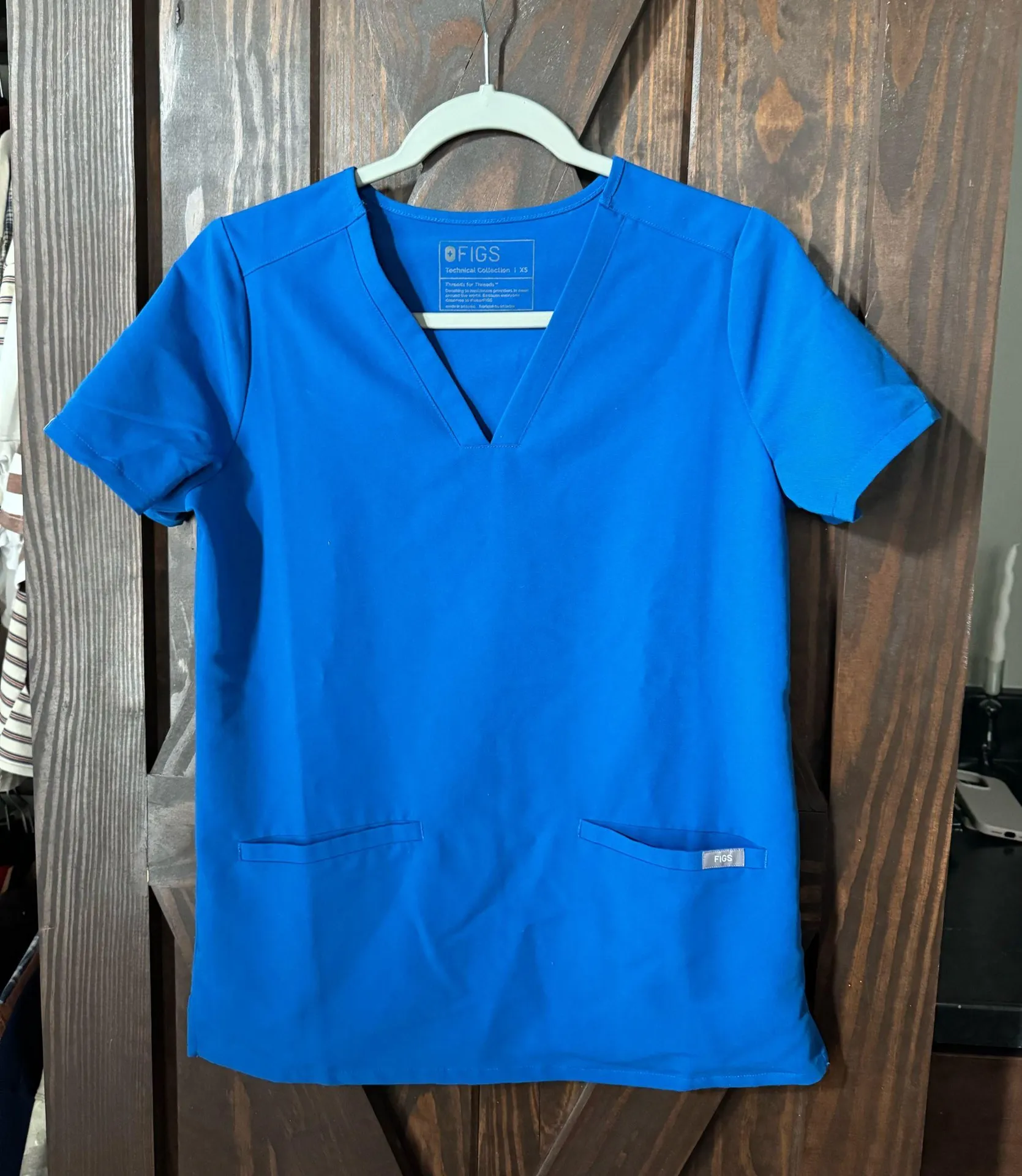 FIGS Scrub Top Blue - Image 2