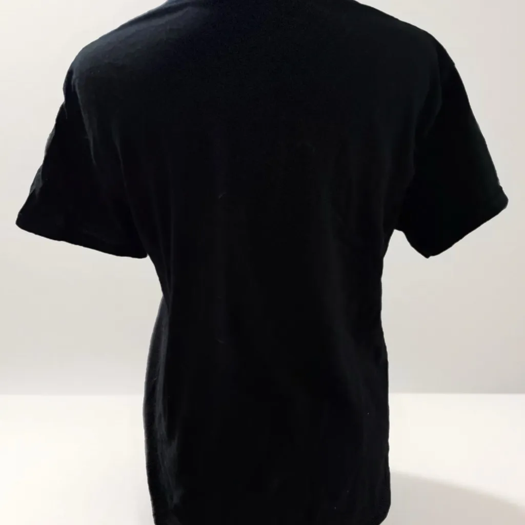 DOM Black Tee with White Graphic - Image 3