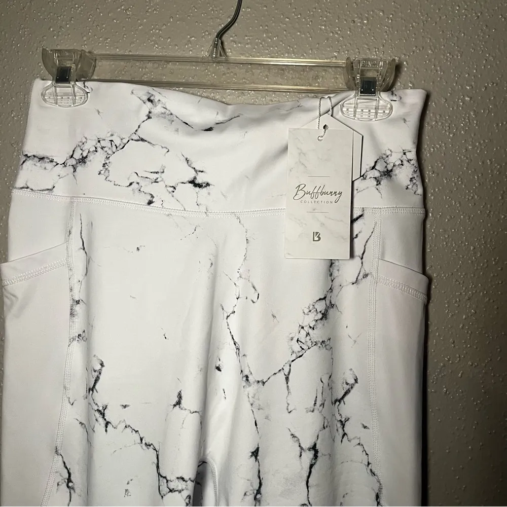 NWT BuffBunny Limitless Legging White Marble Sz. XL - Image 5
