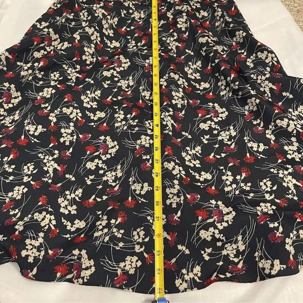 Urban Outfitters Reformed Size Large Dark Floral Strappy Flowy Midi Dress Black - Image 8