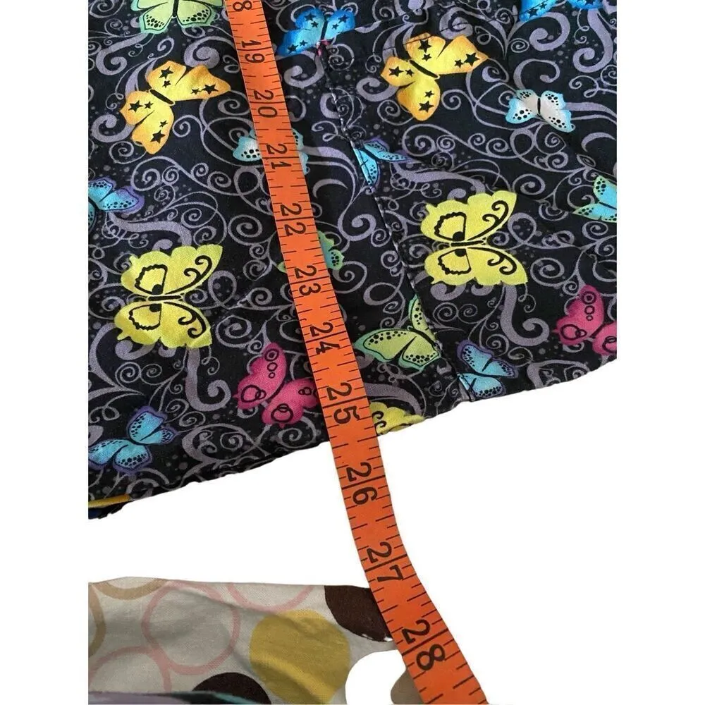 Set of 3 Scrub Tops E Libby Cherokee Uniforms Workwear Career Healthcare Work Me - Image 10