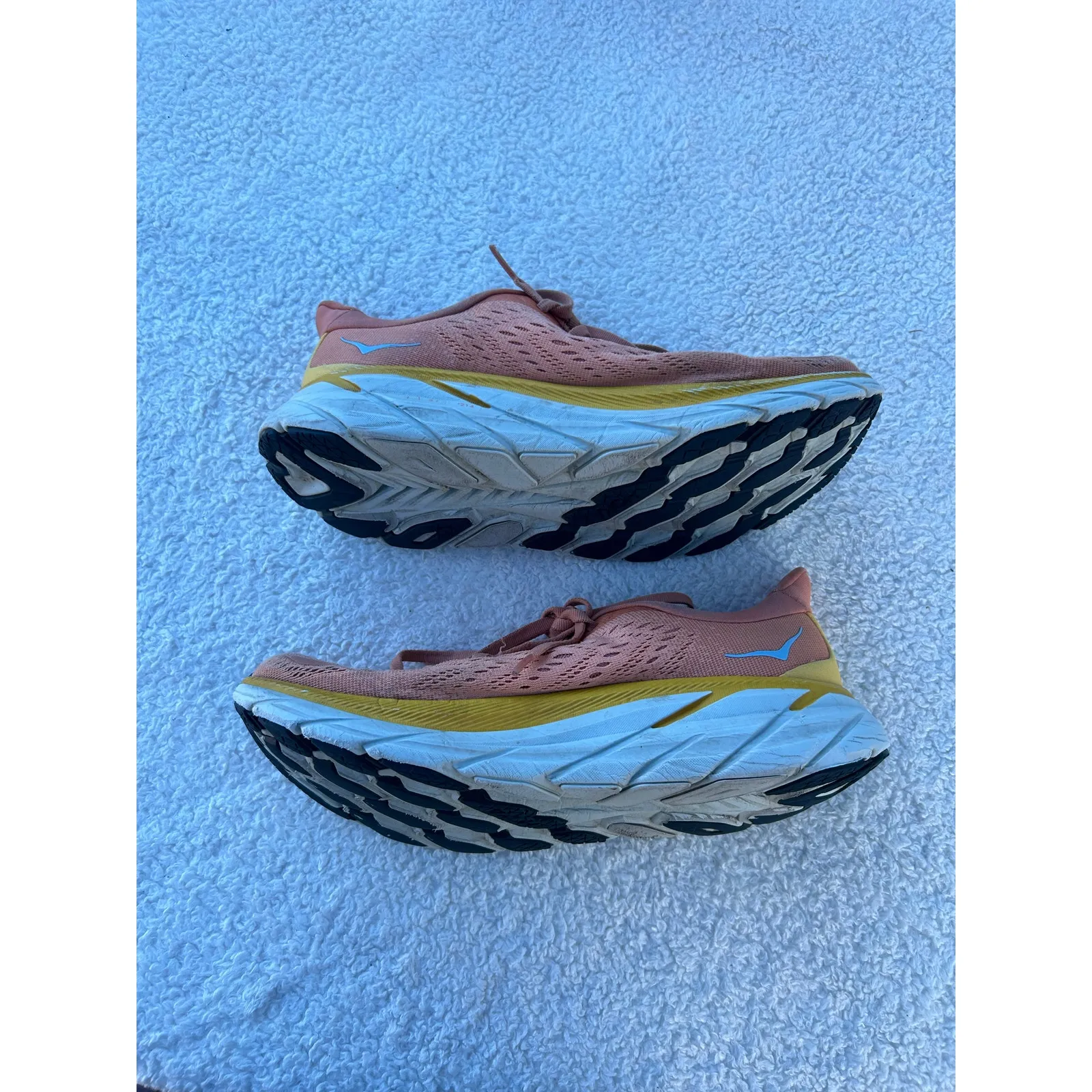 $159 Hoka One One Women's Clifton 8 Sneakers in Sun Baked/Shell Coral Size 9B Orange - Image 7