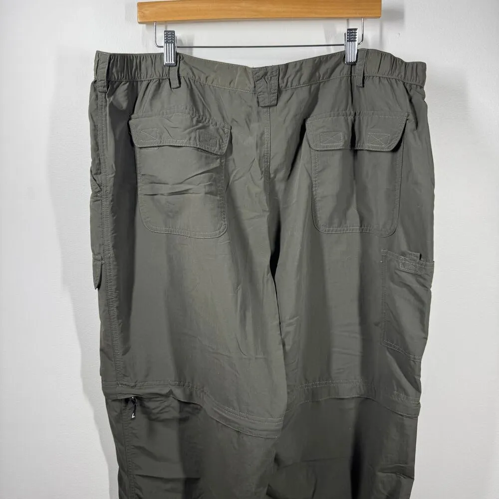 White Sierra Convertible Pants Women XXL Plus Size Green Outdoor Hiking Camping - Image 6