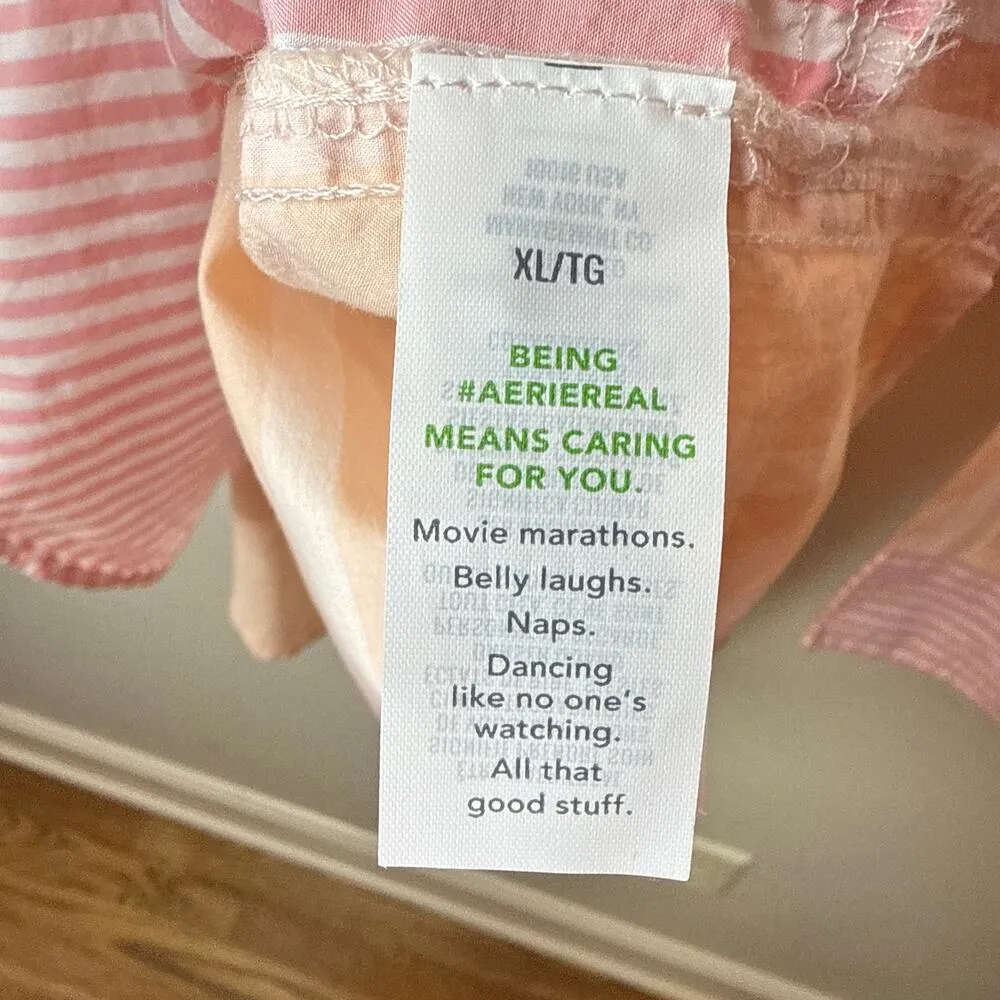 NEW NWT  XL Long Sleeve Dad Shirt Bay Sunrise Button Front Oversized - Image 7