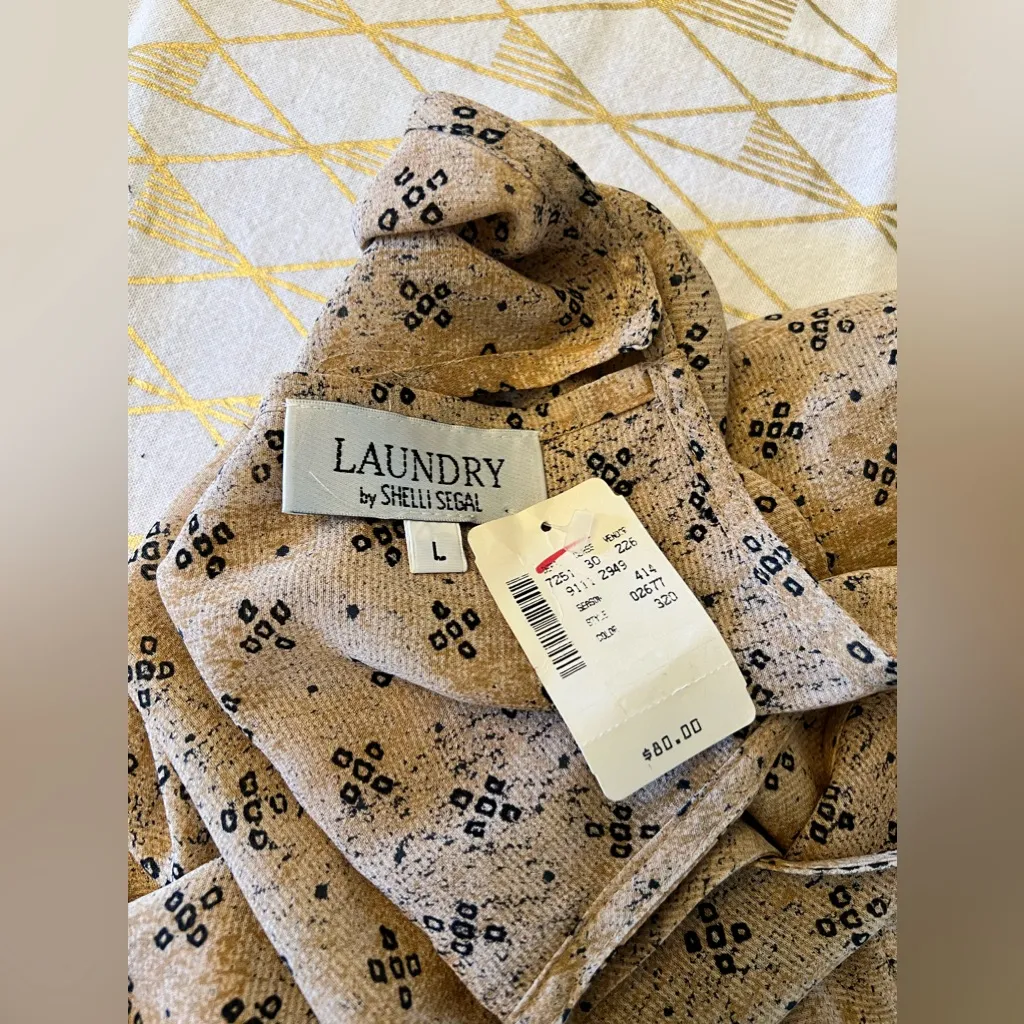 Laundry by Shelli Segal NWT VTG Mini Dress with Reversible Vest Set Size L - Image 11