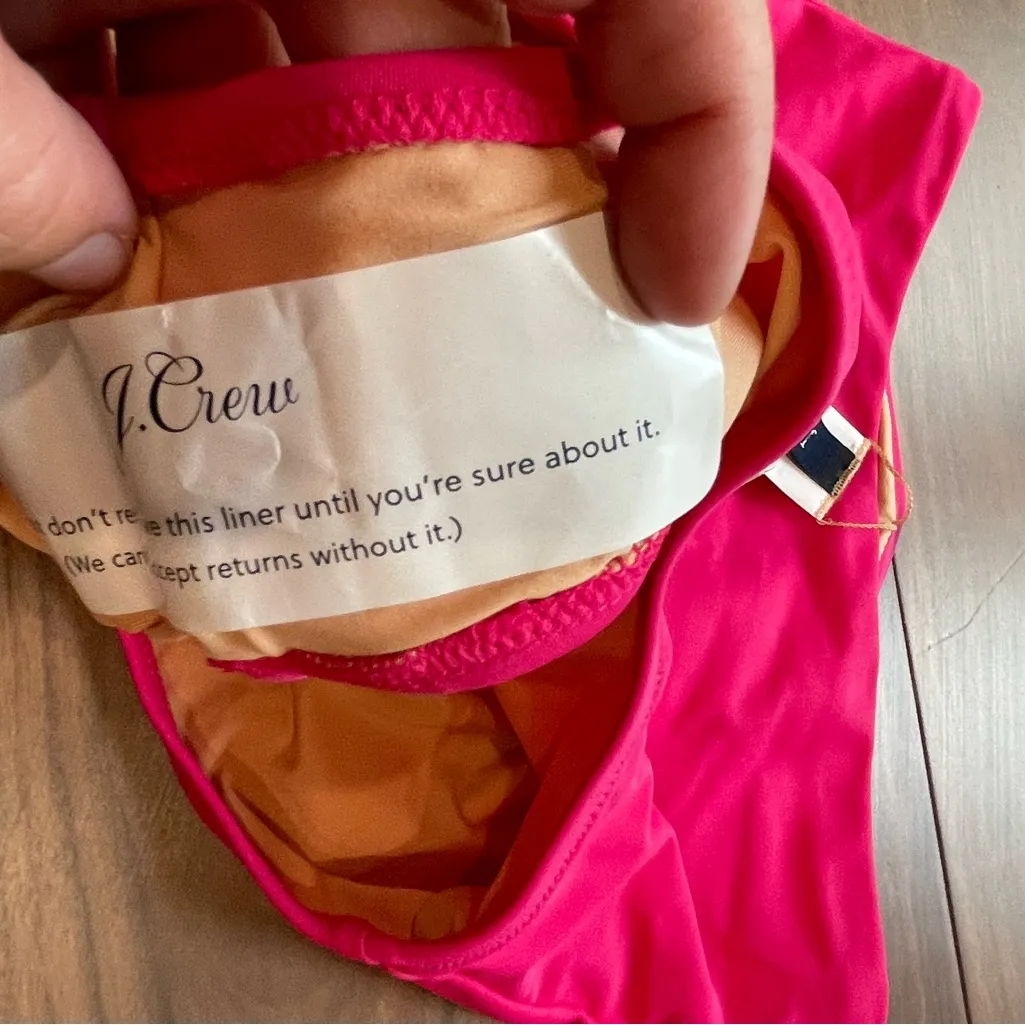 J.Crew High-Waisted‎ Bikini Bottom Size XXS - Image 4