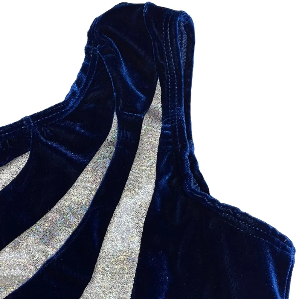 Gymnastics 𖤐 Velvet Training Leotard 𖤐 Royal Blue
Starburst Spanglez - Image 5