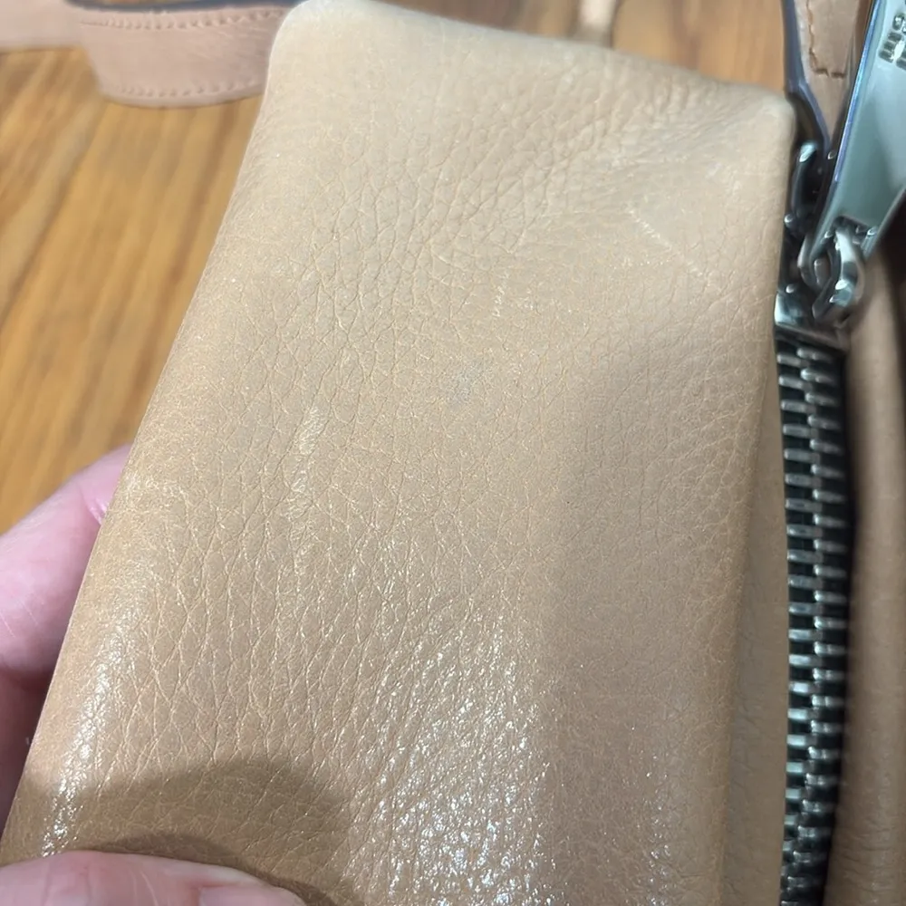 Aimee Kestenberg Tamitha Mini Backpack Soft Pebbled‎ Leather Tan - Image 16