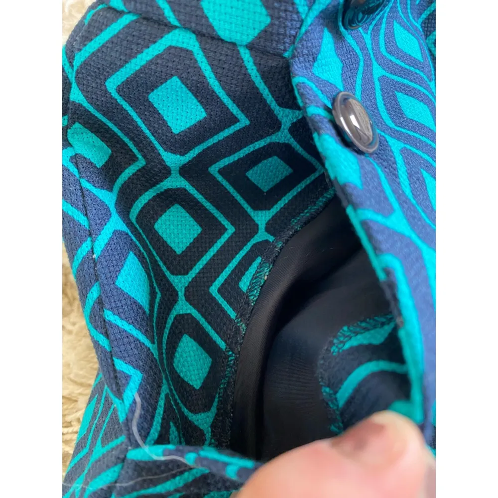 Loft Pencil Mini Skirt Geometric Office Mod Retro Autumn Winter Snow Bunny Event - Image 6