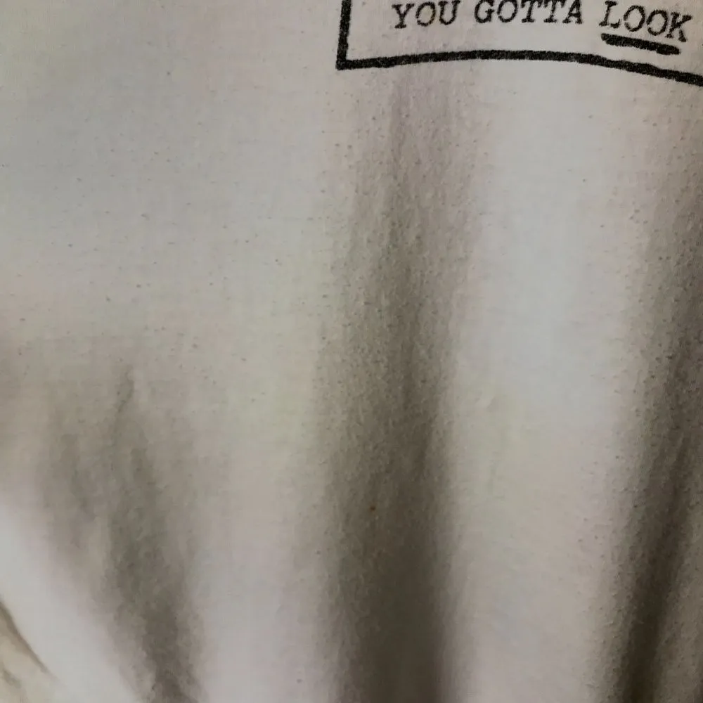 Musitools It's Not What You Think T Shirt Vintage 90s Single Stitch White Large - Image 10