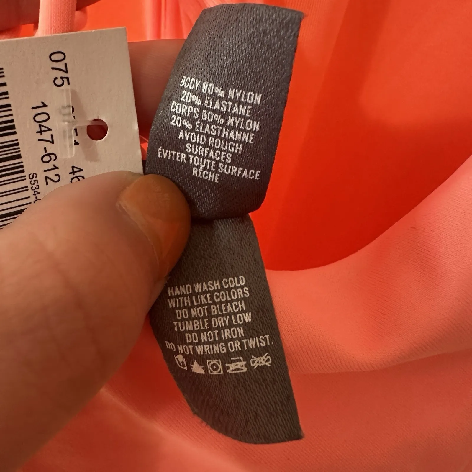 Aerie‎ Pink Coral Pull On Braided One Piece Swimsuit Women's Size Large NWT - Image 6