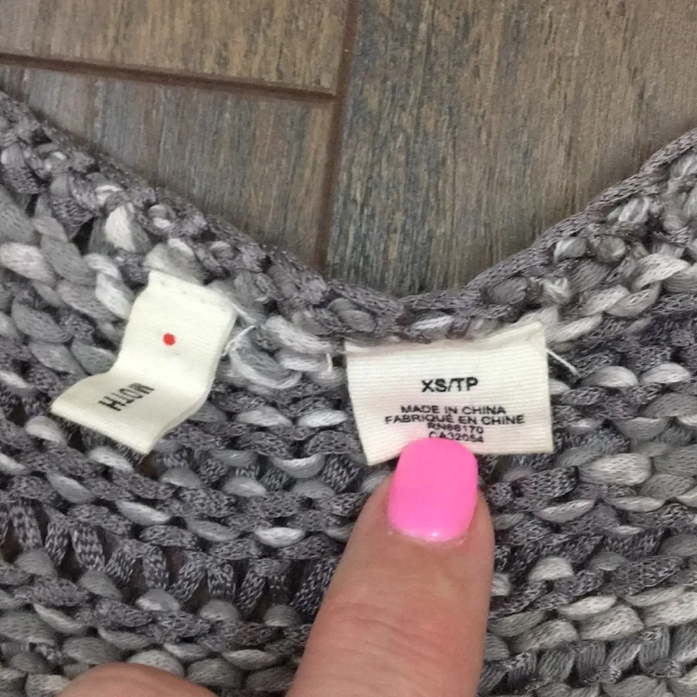 Anthropologie Moth Gray Marled Knit Sweater Tank - Image 4