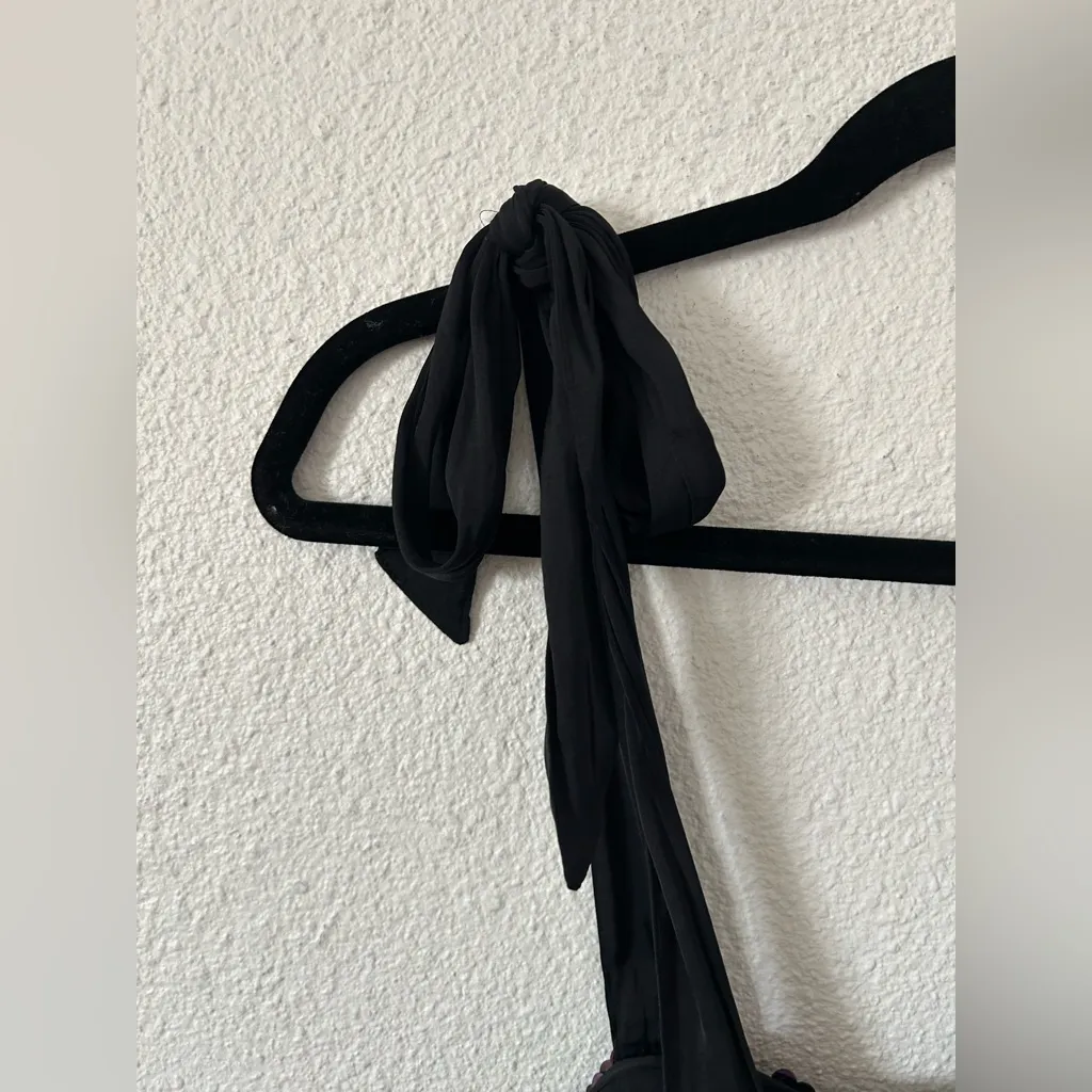 FREE PEOPLE STAR BRIGHT SEQUIN CROP TOP - PURPLE  sz 2 - Image 4