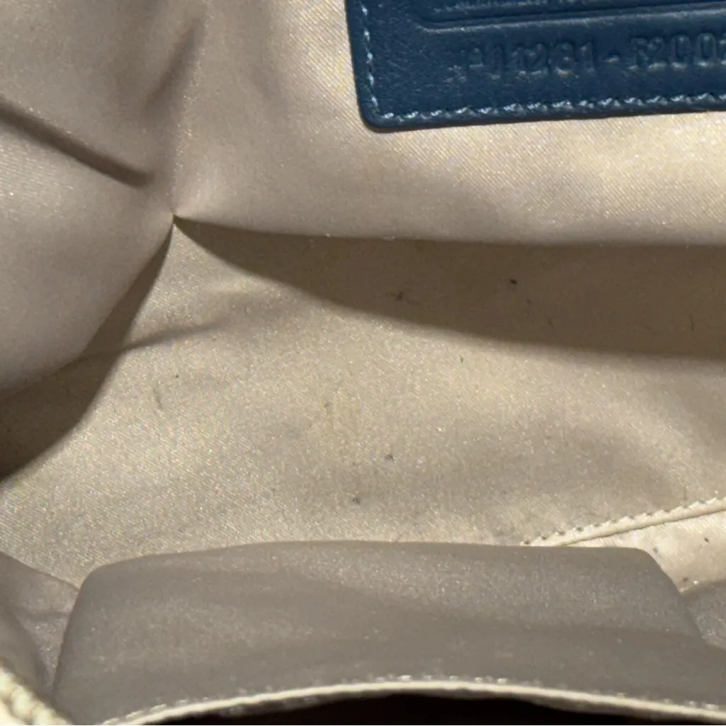 Coach Tan and Navy Shoulder Bag - Image 10