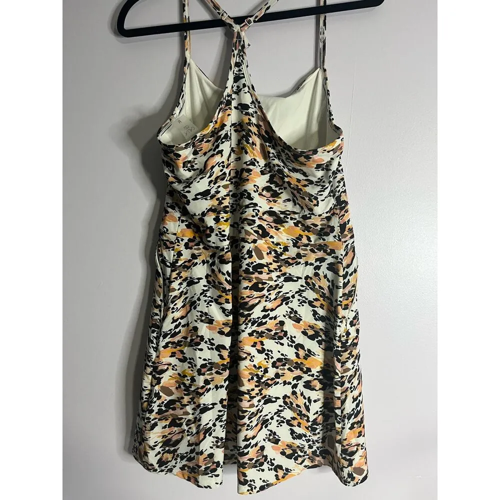 CALIA ATHLETIC Performance
Dress: ANIMAL PRINT sz Medium White - Image 2