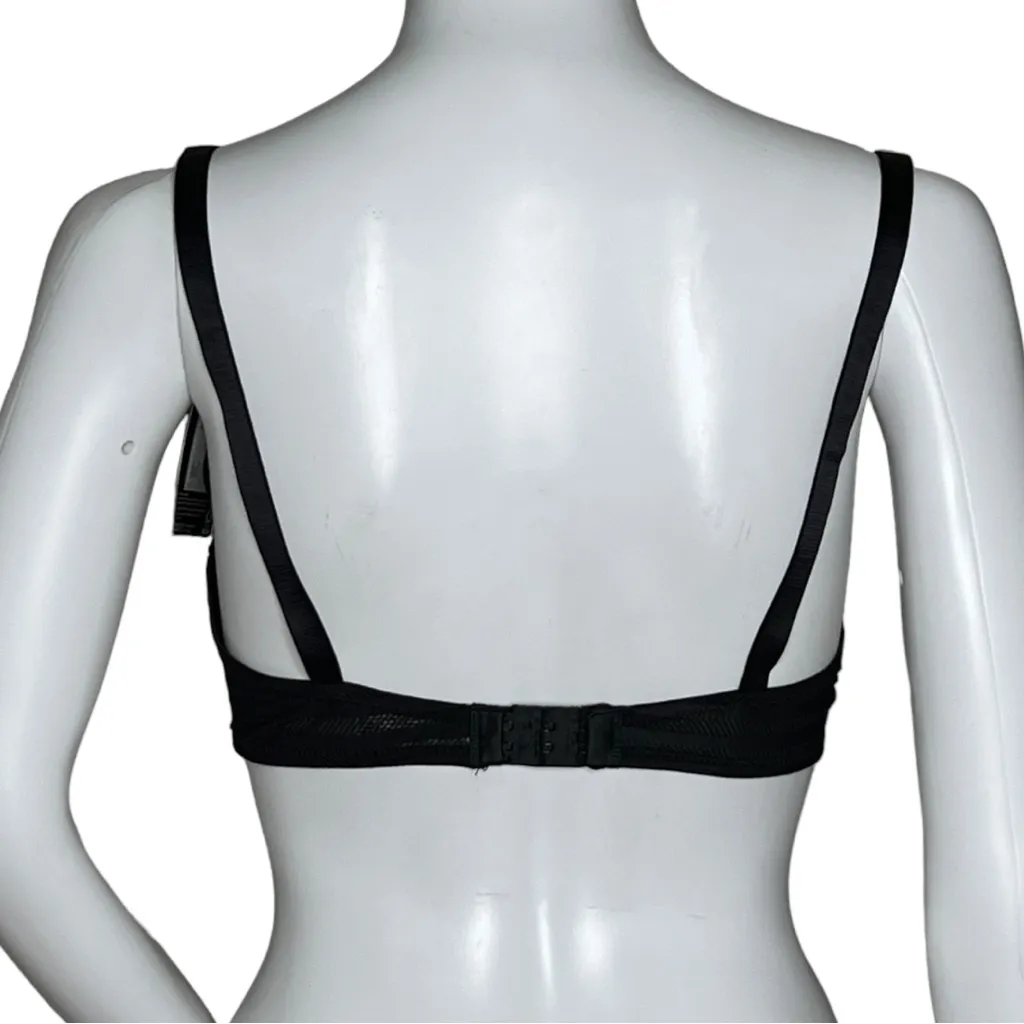 Maidenform Wire Free Lift Bra Black Nude‎ Lined Light Padding Adjustable Straps - Image 3