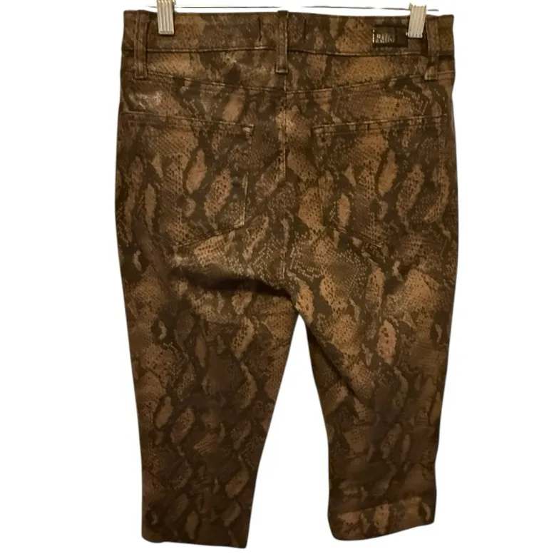Paige Snake Print Cropped Jeans nwot‎ - Image 5