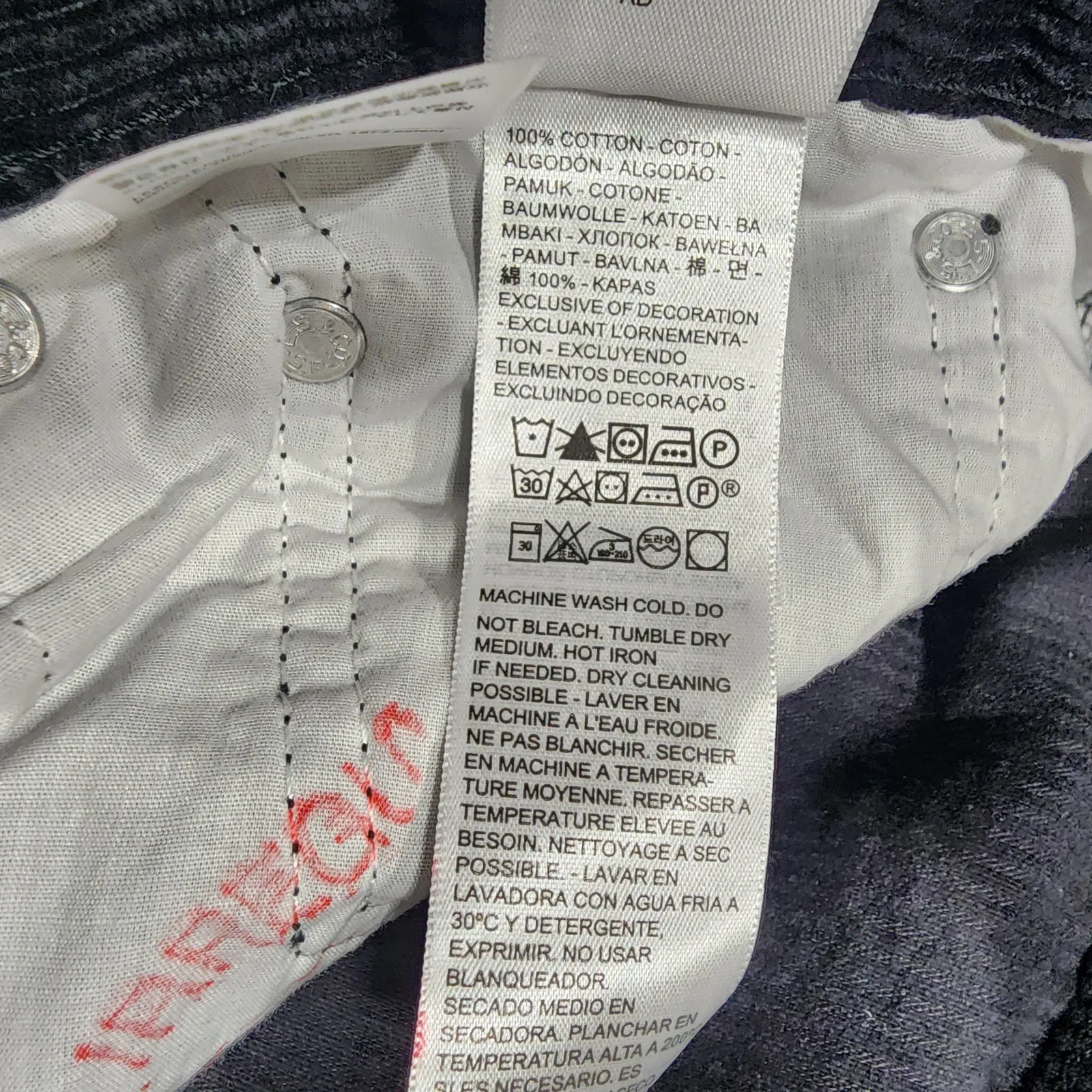 Levi's low pro Mid rise pants waist 30'' length 30'' corduroy - Image 6