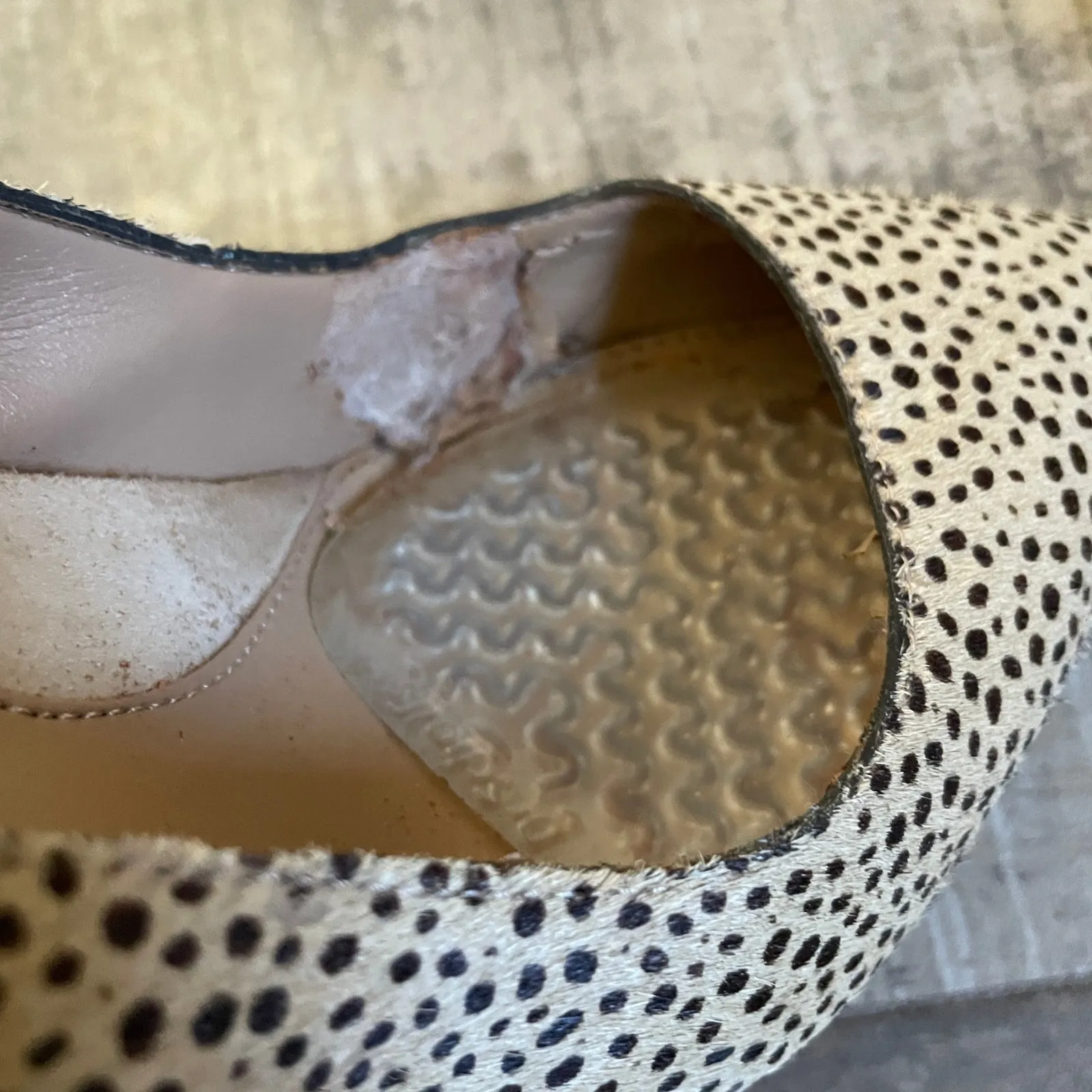 Banana Republic Heels sz 6 Cheetah Pointed Toe Pumps Corporate Chic Comfort Shoe - Image 10