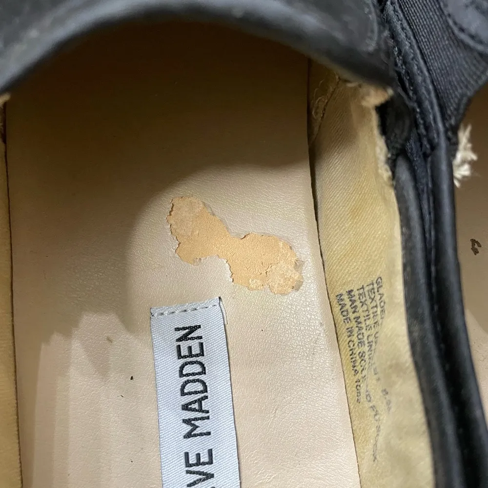 Steve Madden Black Embellished Slip-On Women's Shoes - Image 7