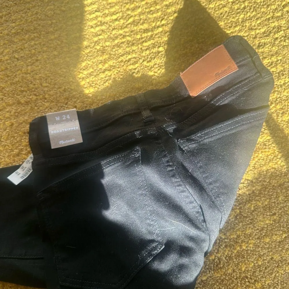 Madewell Roadtripper Jeans in Bennett Black G7392 Skinny 24 high rise stretch - Image 5