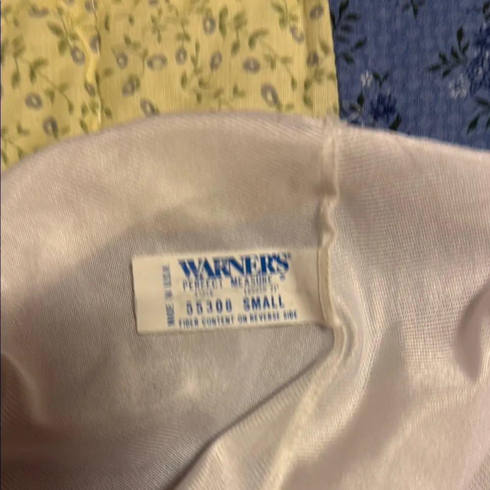 Warner's White Slip with Lace Trim - Image 2