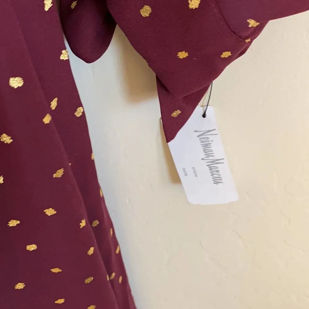 Laundry by Shelli Segal Merlot Good Wrap Dress - Image 7