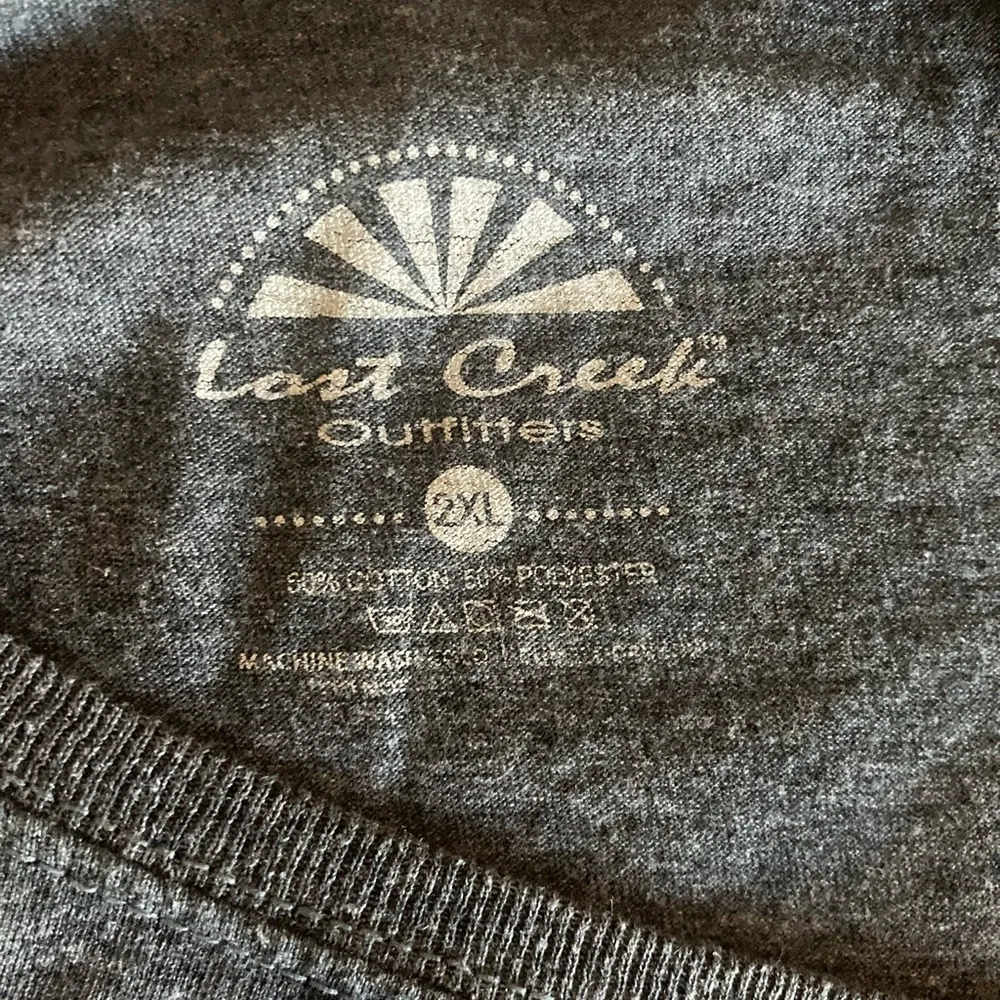 Lost Creek Outfitters Chicken Graphic T Shirt I Just Said It 2XL Shirt Sleeve Gray Size 2X - Image 5
