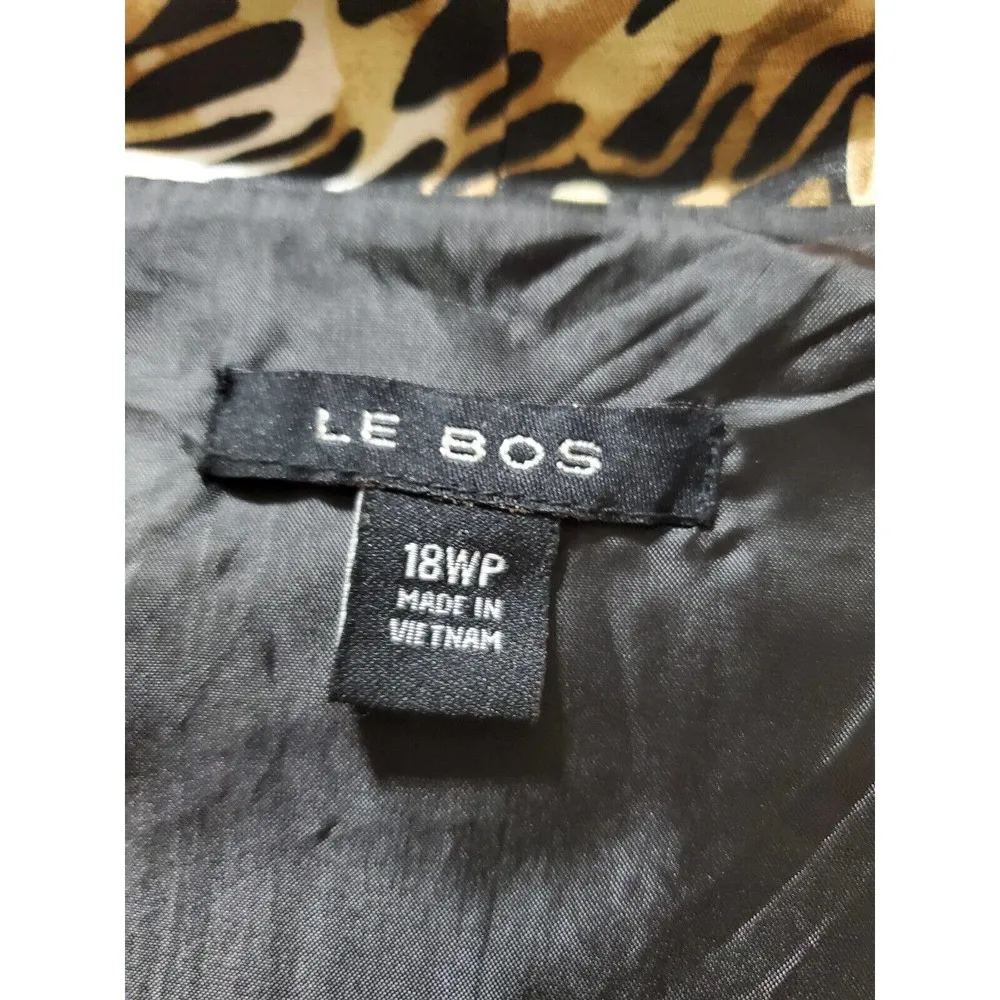 LE Bos Women's Multicolor Single Button Jacket & Strapless dress 2 Pc's Set 18WP Size undefined - Image 14