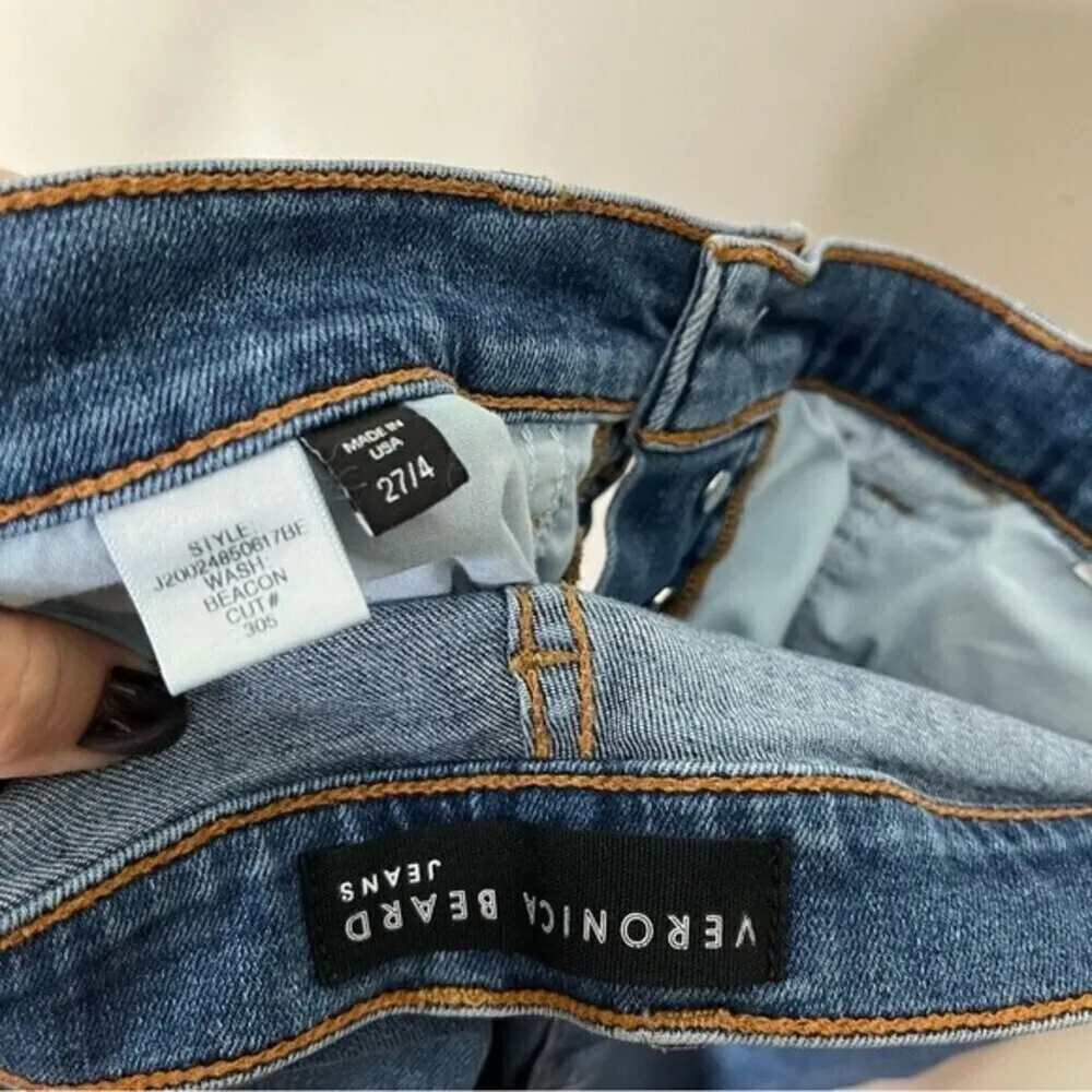 Veronica Beard Debbie Skinny Jeans Women’s Size 27 High Waist Cropped Beacon Tux - Image 10