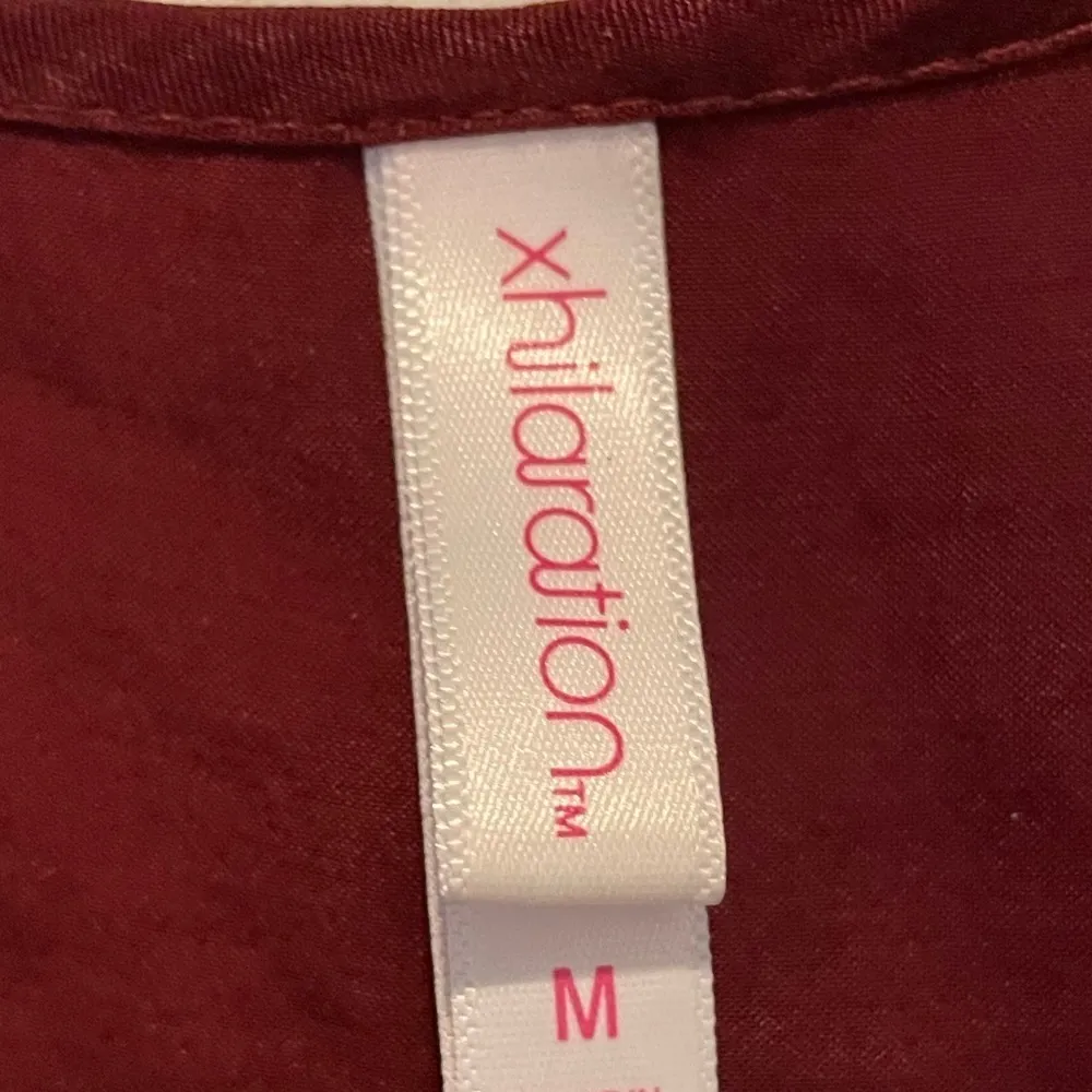 Long Sleeve Deep V-Neck Satin Burgandy Wrap Mini Dress - Image 6